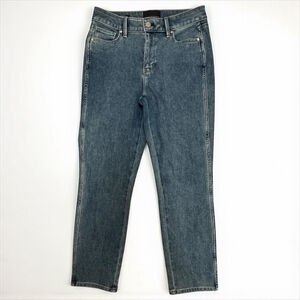 White House Black Market High Rise Straight Sculpt Blue Jeans Size 4